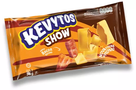 Kevytos Show 38g - Bacon - Caixa com 20 pacotes