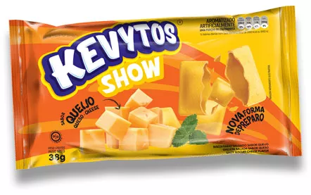 Kevytos Show 38g - Queijo - Caixa com 20 pacotes